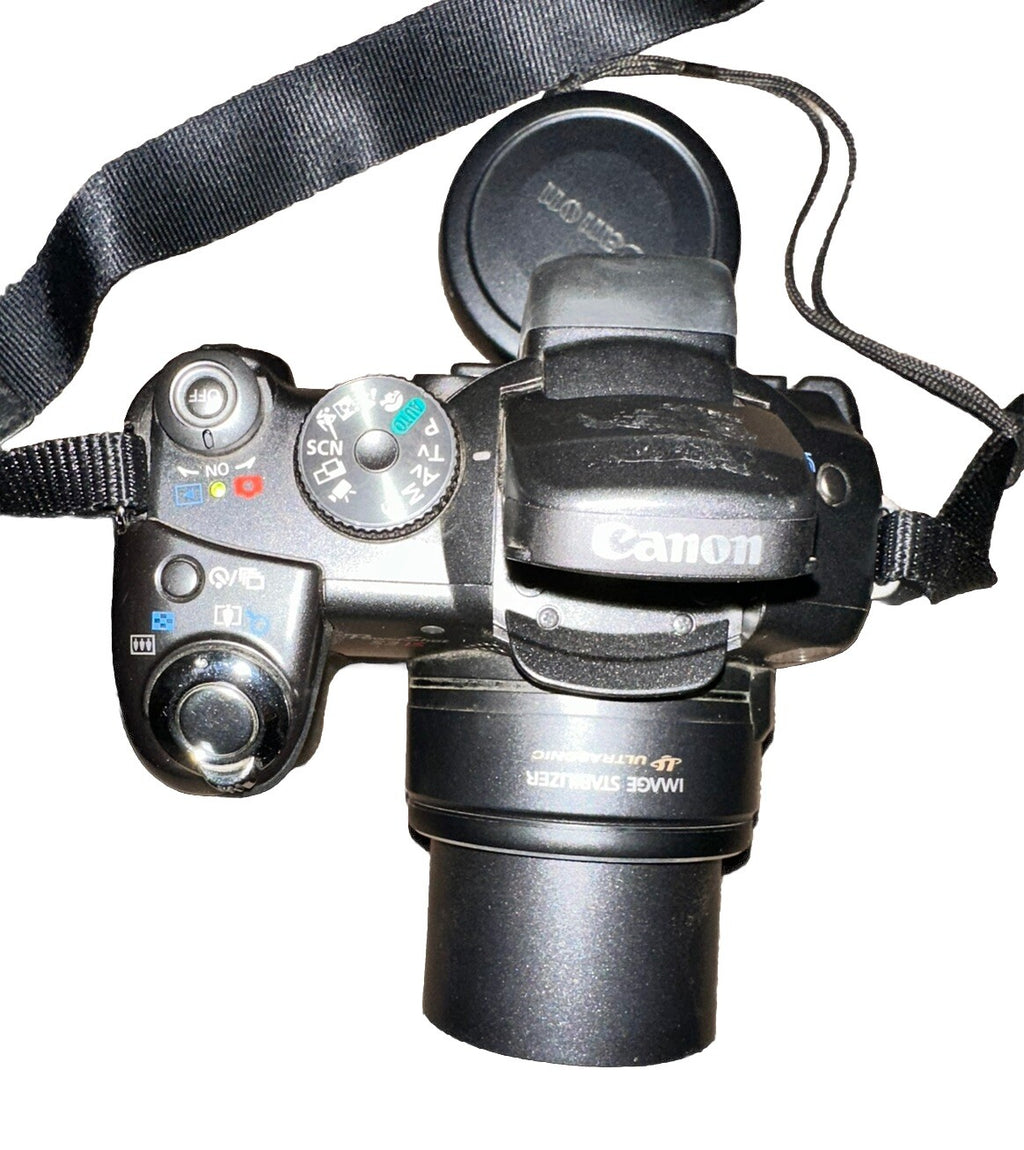 Canon PowerShot Camera S3 IS 6MP 12x IS Zoom Digital Bridge AA Battery Powered