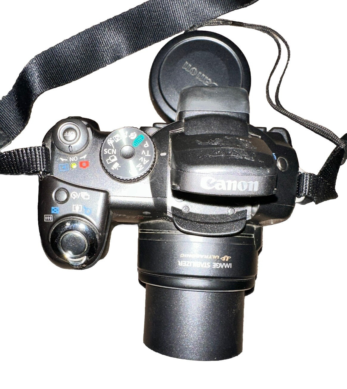 Canon PowerShot Camera S3 IS 6MP 12x IS Zoom Digital Bridge AA Battery Powered