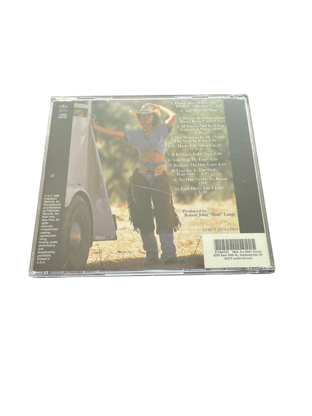 CD The Woman In Me By Shania Twain (1995)