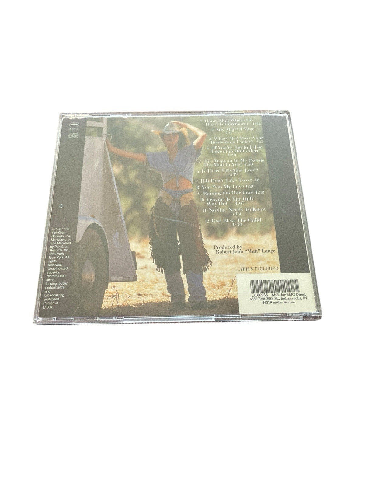 CD The Woman In Me By Shania Twain (1995)