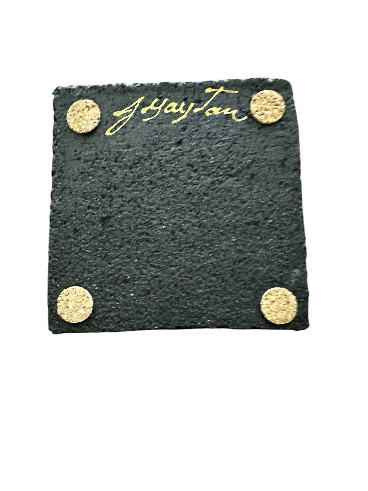 Coasters Ben Diller & J Yaytan Hawaii Heavy Lava Texture Signed Set Of 3