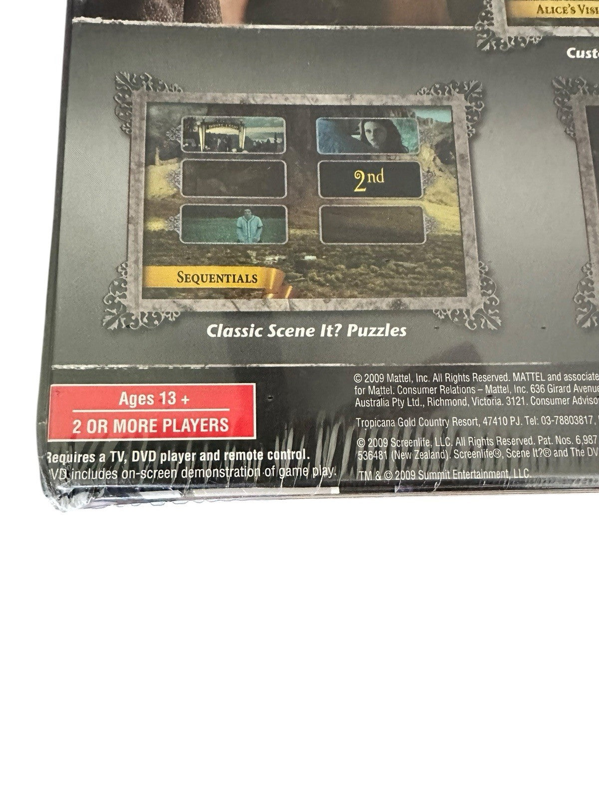 Board Game The DVD Twilight Scene It? Game Mattel 2009 New