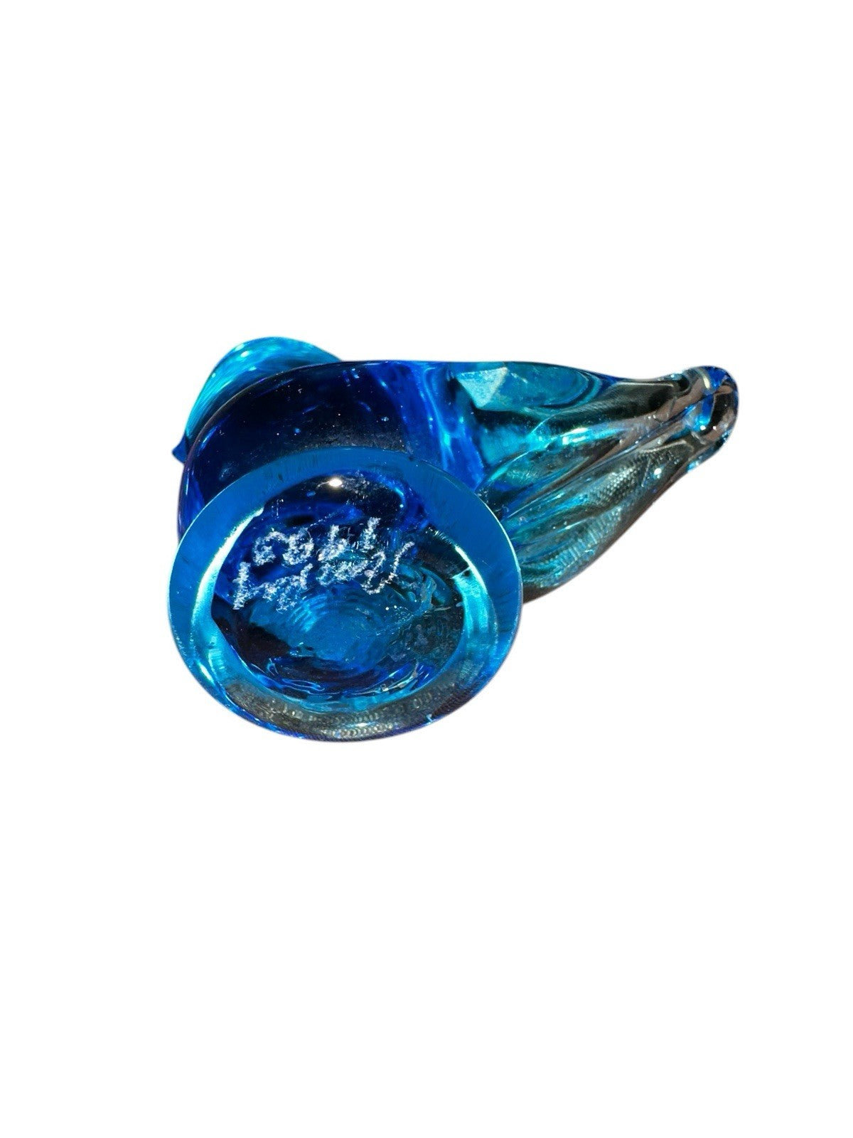 Bluebird Glass “Sunny day Bluebird” Signed By Ron Ray 1983 Vintage