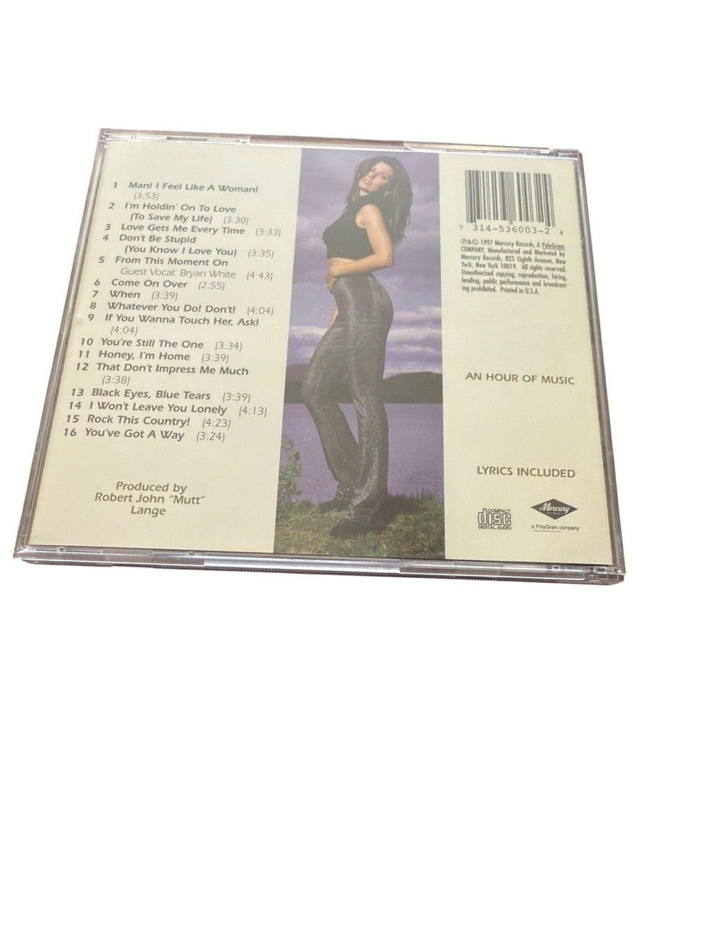 CD Shania Twain-Come On Over 1997