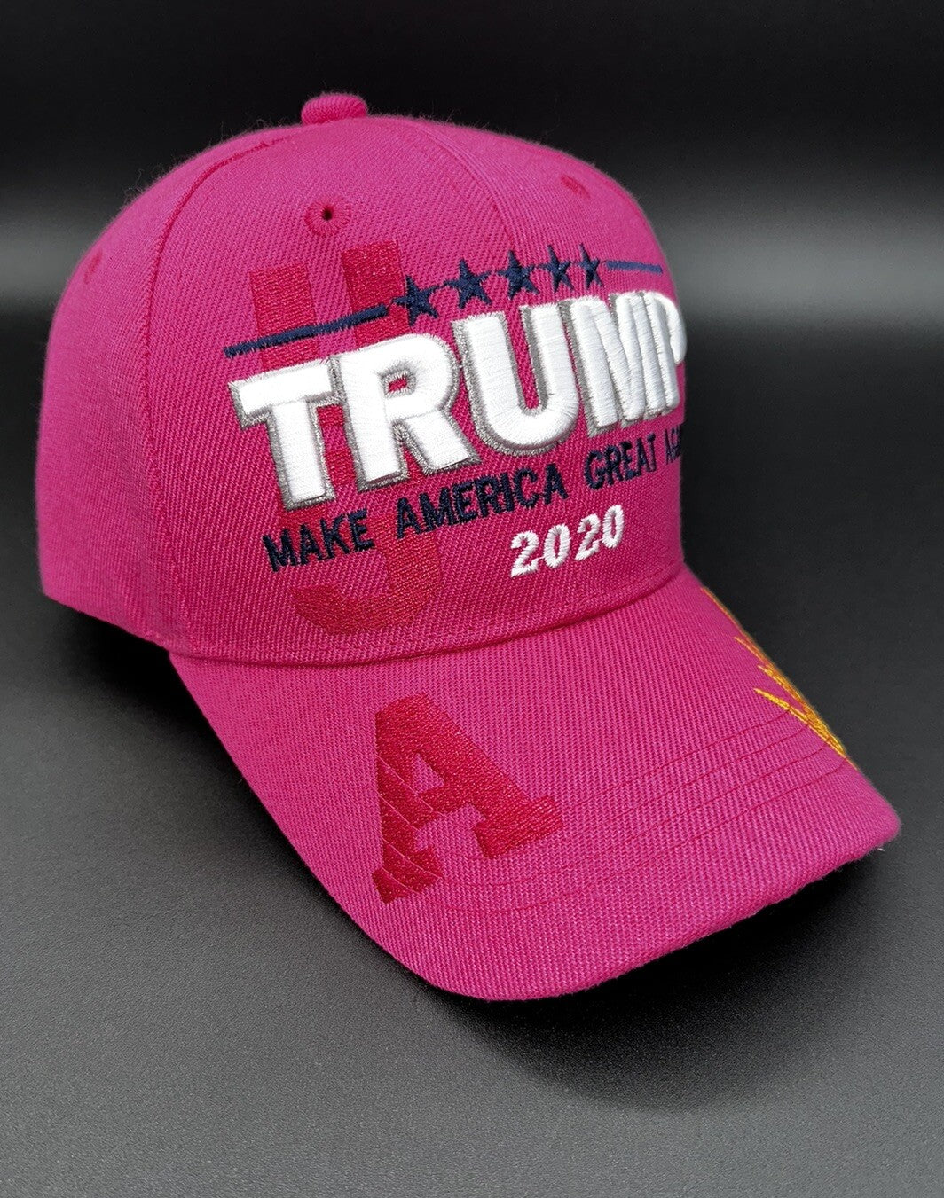Trump Hat Cap Adjustable Women’s Donald Trump 2020 45th President Election Pink