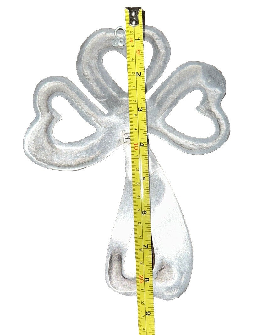 Cross Christian Ornate Mexico 8” Brinson & Collins Aluminum Silver Colored