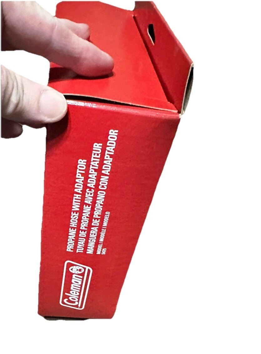 Adapter Propane Reinforced High-Pressure Hose Type 1 Fitting Coleman New