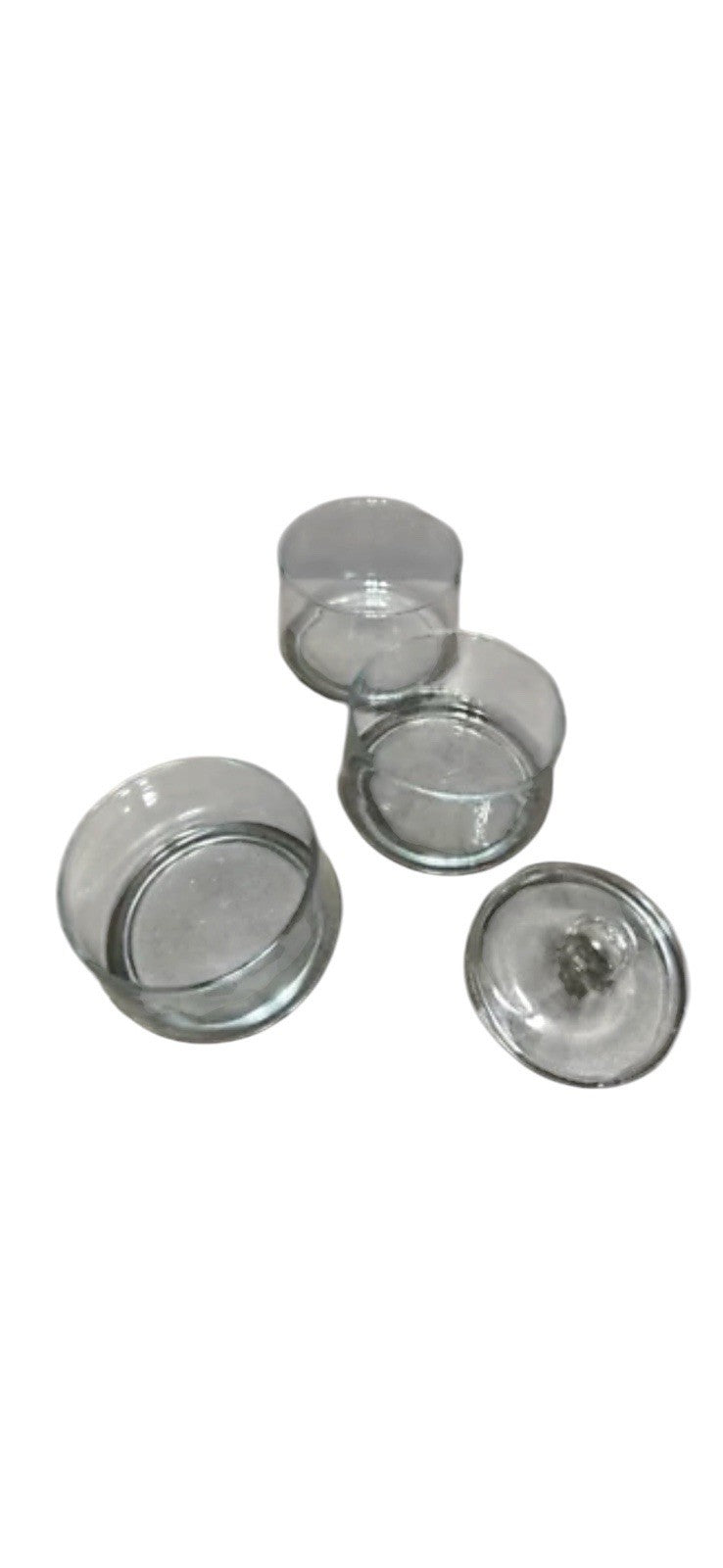 Candy Jars with Cover Storage Container Indiana Glass Staxet 3 Stacking 9.5” Vtg