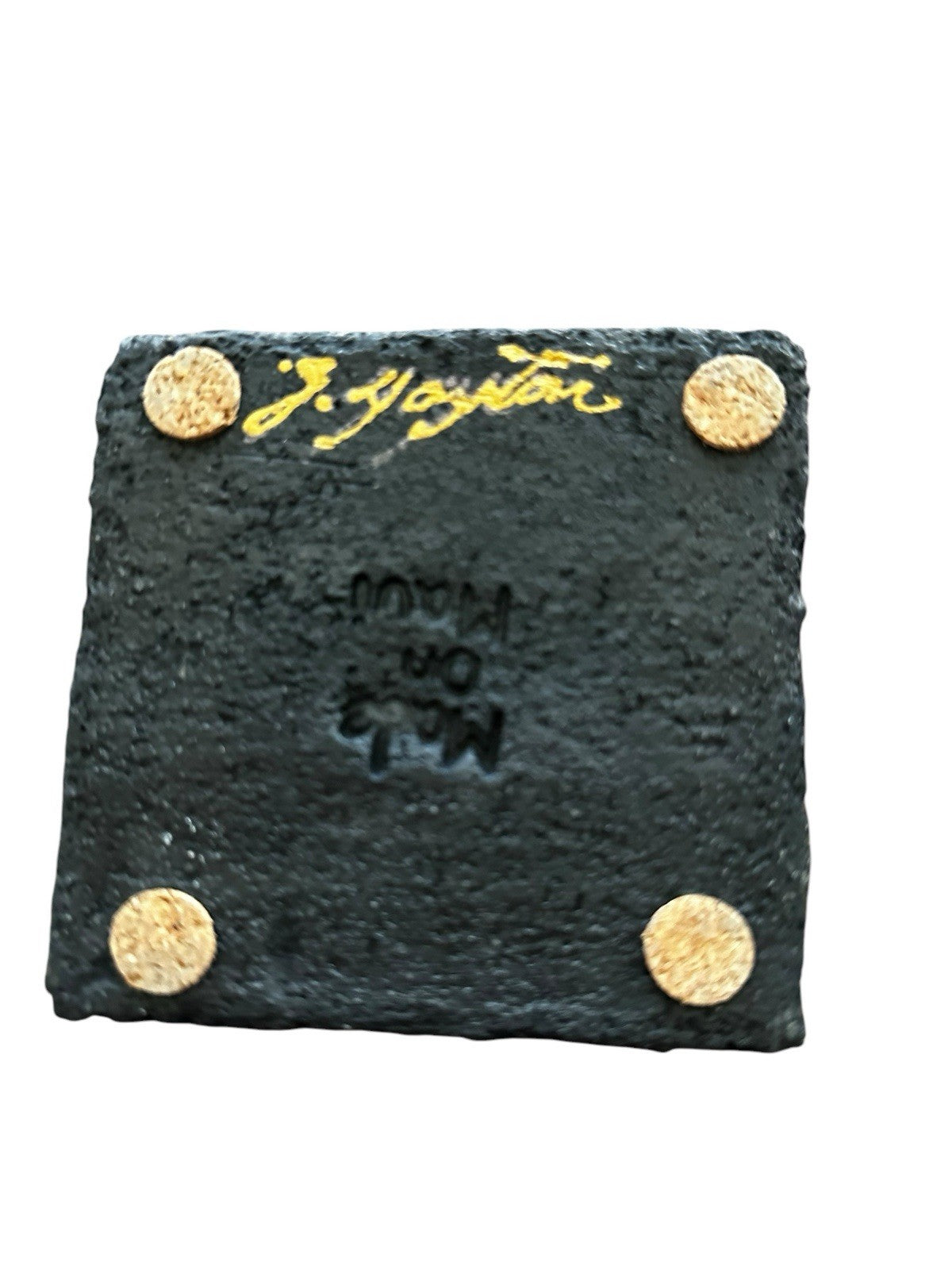 Coasters Ben Diller & J Yaytan Hawaii Heavy Lava Texture Signed Set Of 3