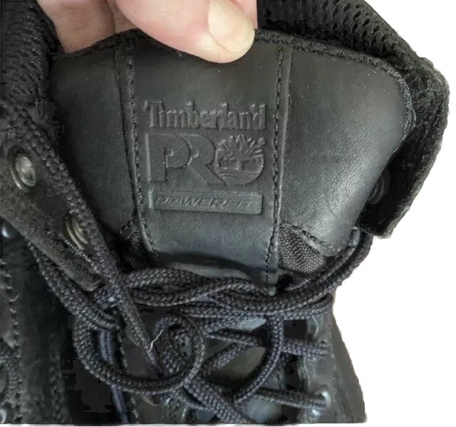 Boot Black Leather Women's 6.5M 72399 Timberland Pro Series Safety Toe Titan