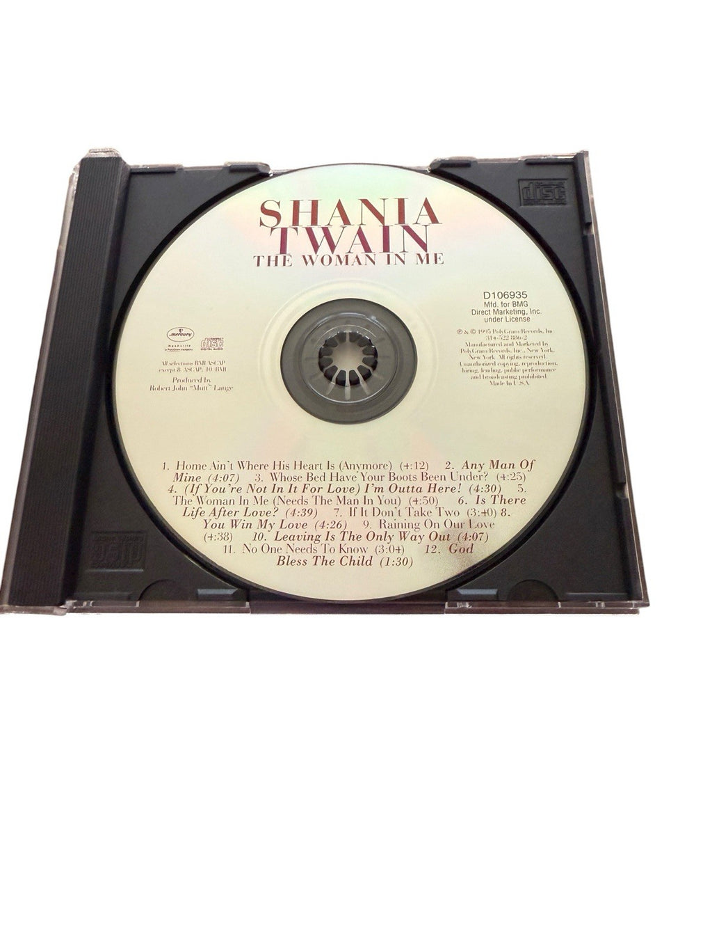 CD The Woman In Me By Shania Twain (1995)