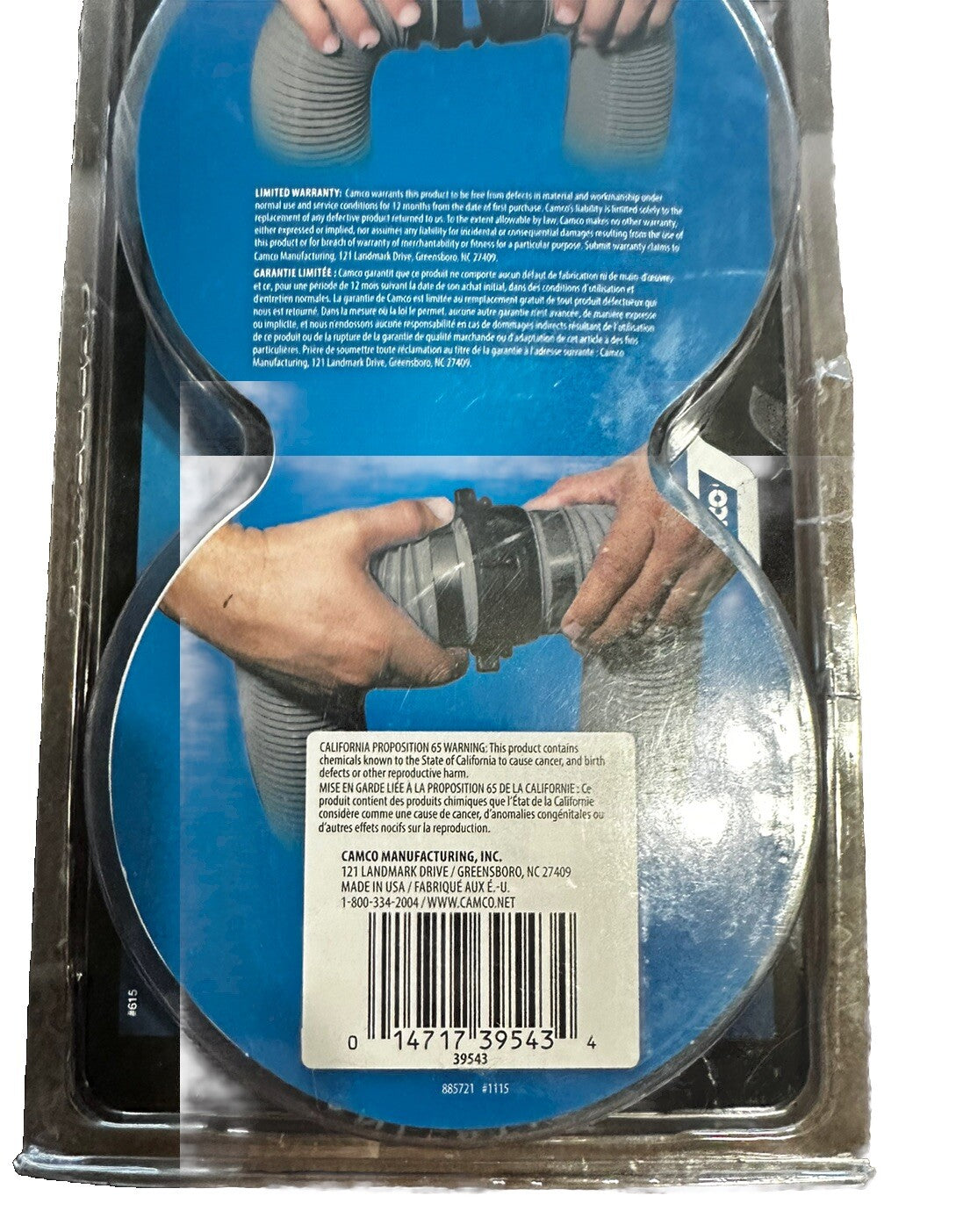 RV Sewer Hose Twist Connect Kit 39543 Camco New