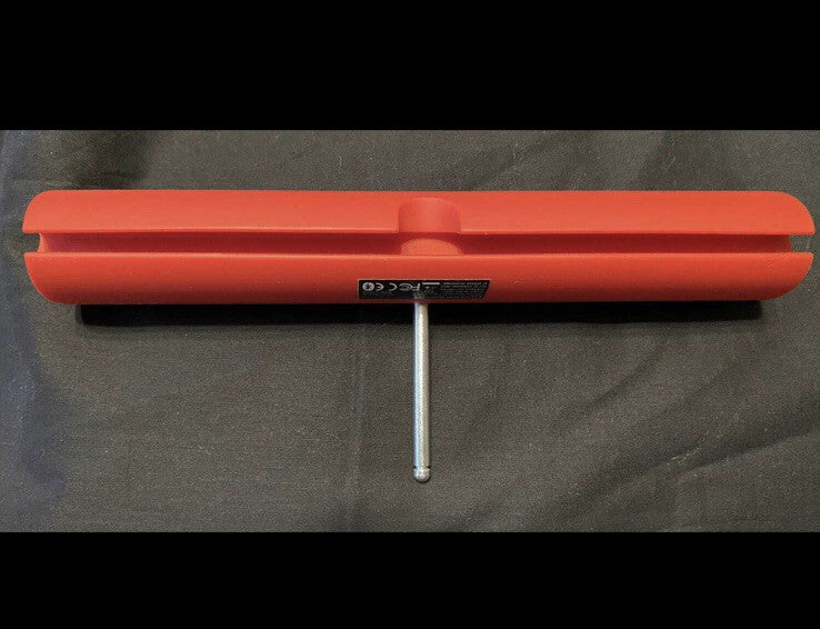 Bluetooth Wireless Speaker Carbon Audio Zooka Bar Red With Box Preowned