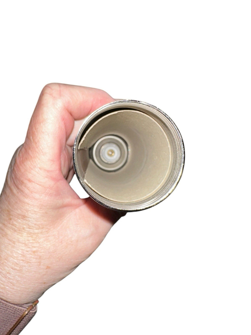 Flashlight Ray O Vac Sportsman Metal D Battery USA Retro Camp Hike Hunt Vintage