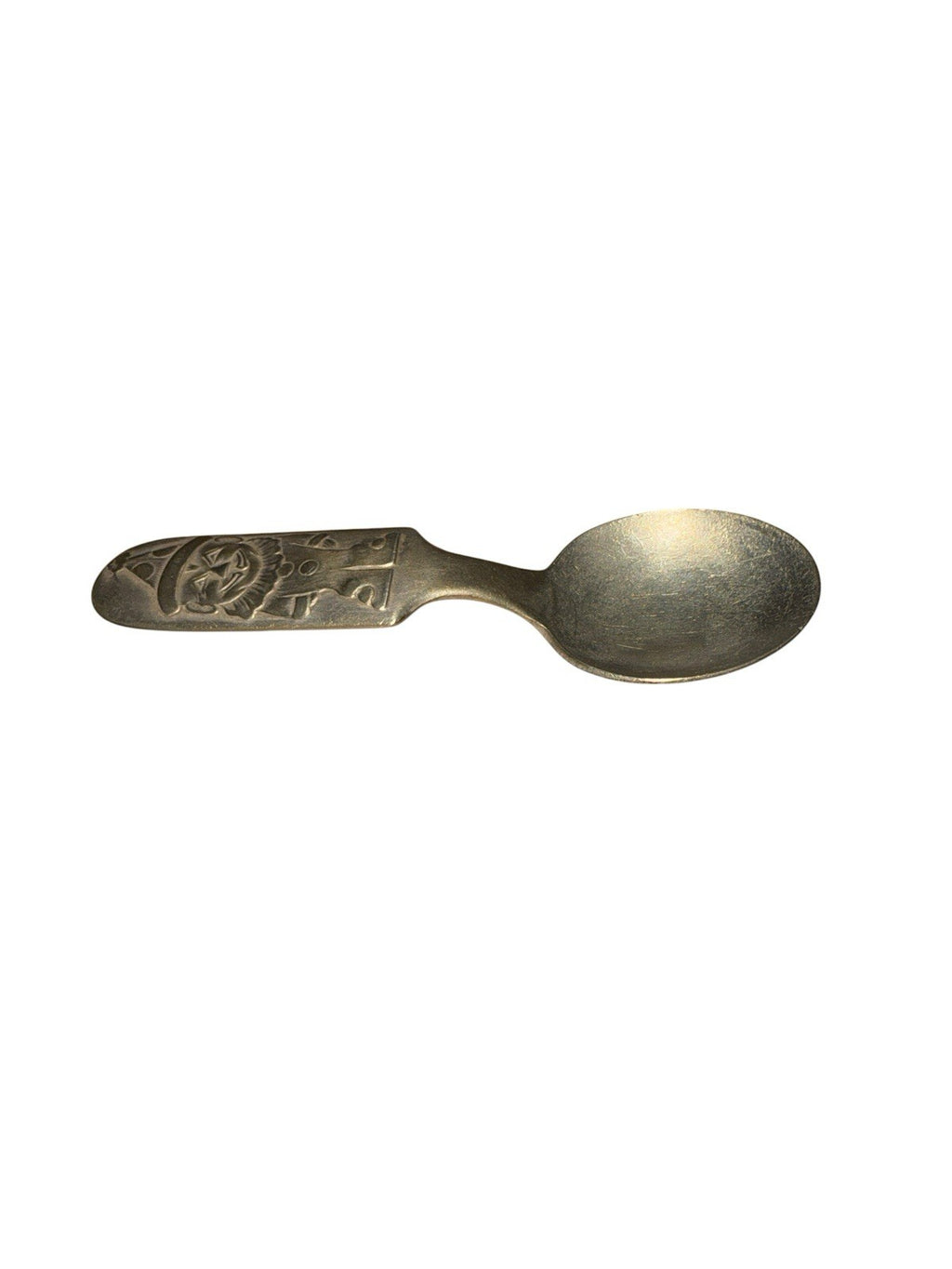 Clown And Elephant Silver Baby Spoon Fairfield