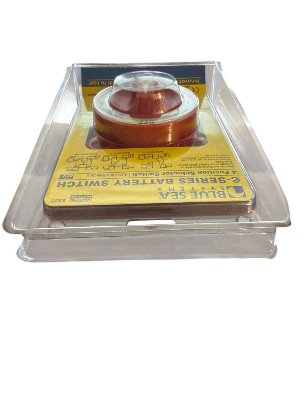 Blue Sea 9002EB-BSS Switch Battery 4 POS W/AFD (FLM- 5) Brand New