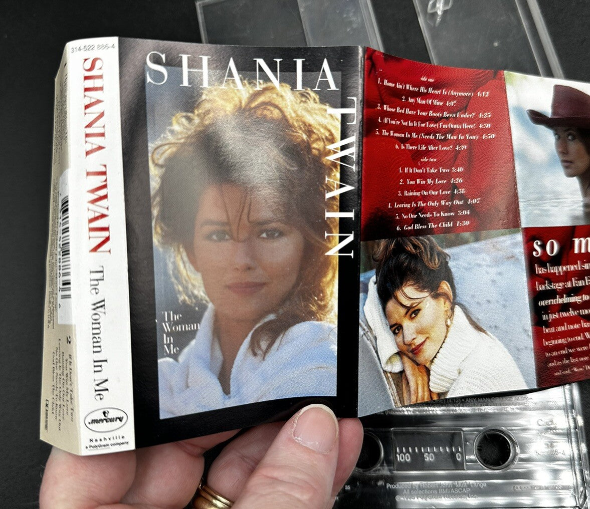 Cassette Shania Twain “The Woman in Me”1995 Country Pop Mercury