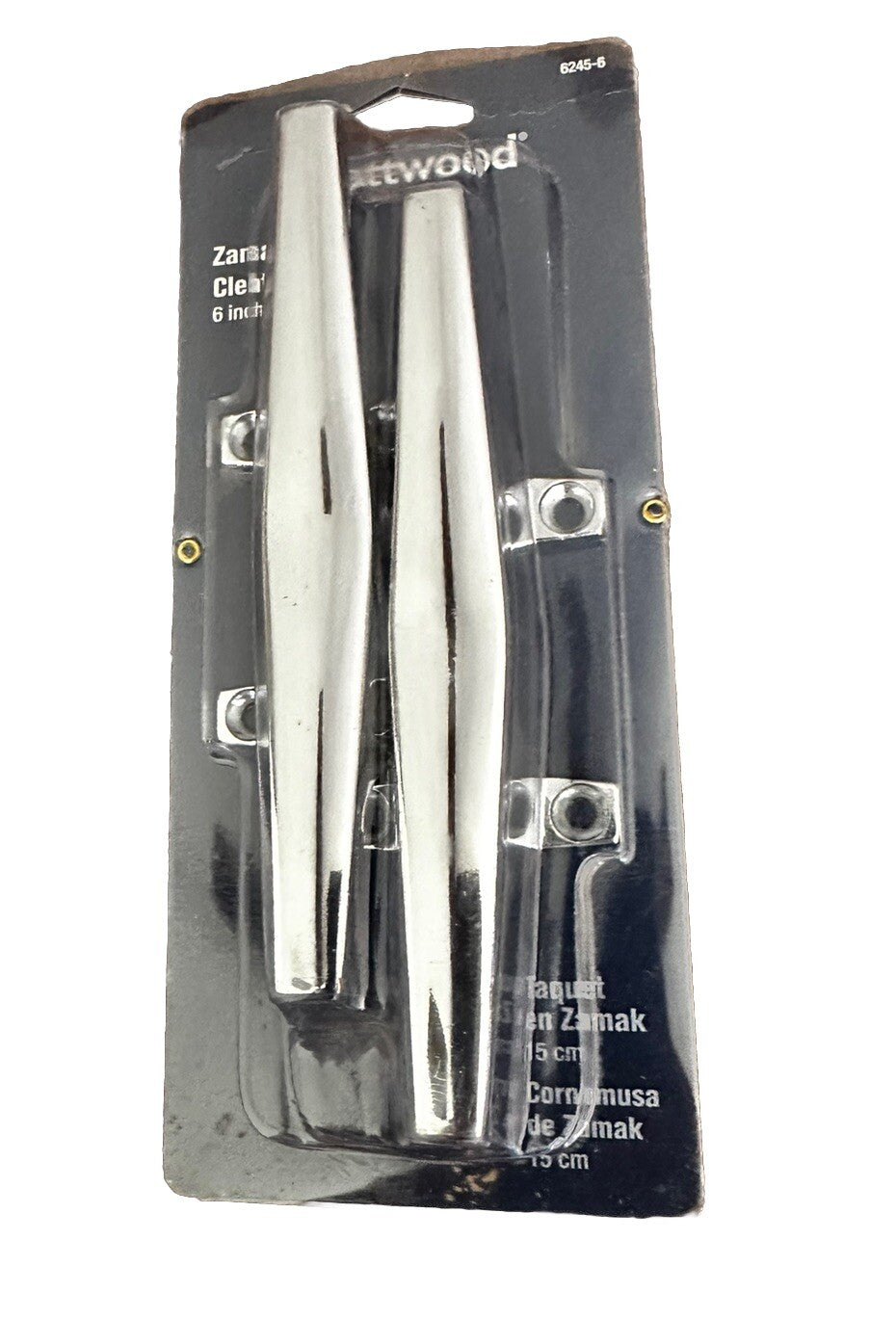 Cleats Attwood Zamak  6 Inch / 15 cm Chrome Plated 1 Pair 6245-6 New