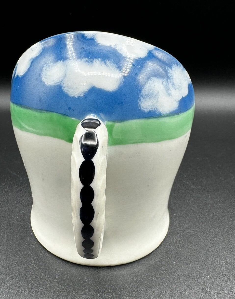 Candle Stick/Holder Bayreuth Porcelain Shielded Hand Painted Royal Vintage