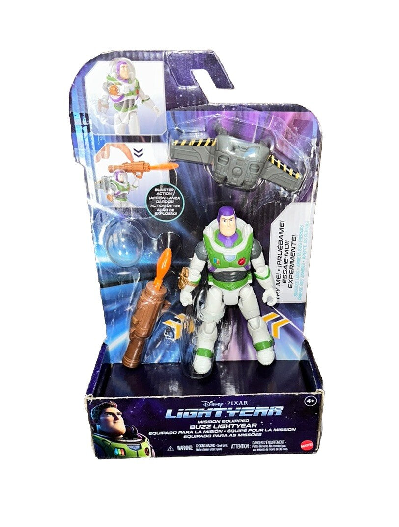 Buzz Lightyear Action Figure Disney PIXAR Lightyear Mission Equipped New