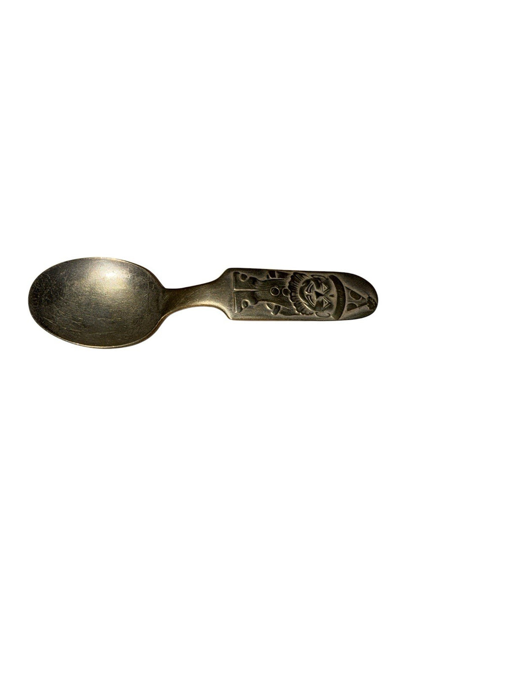 Clown And Elephant Silver Baby Spoon Fairfield