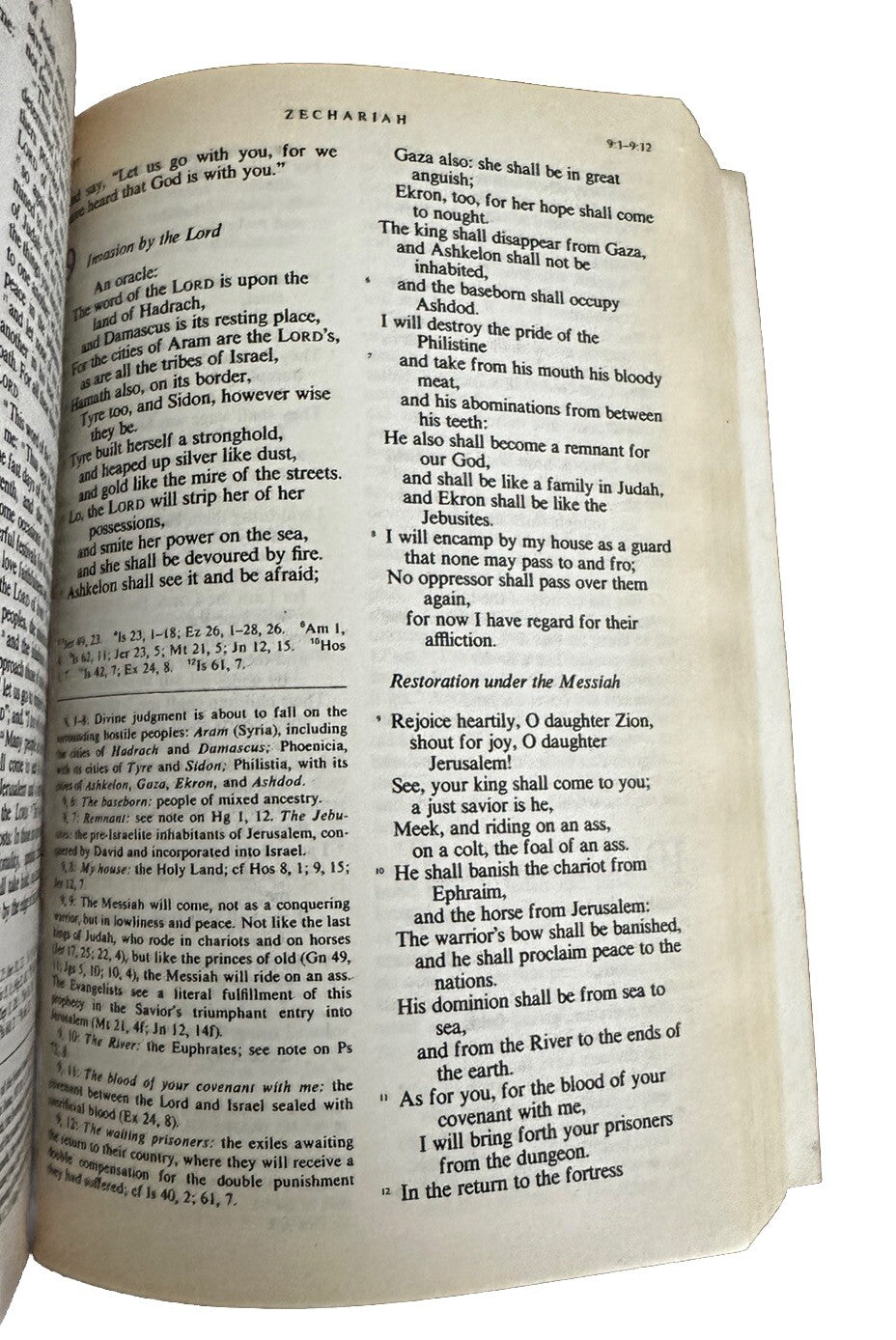 Bible American 1968 NAB Catholic Church Holy Prayer Book Mass Scripture Vtg