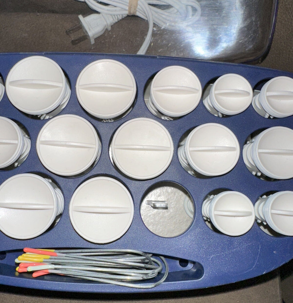 20 Roller W/ Clips Hairsetter Pageant Vidal Sassoon VS372 Fast Heat Professional