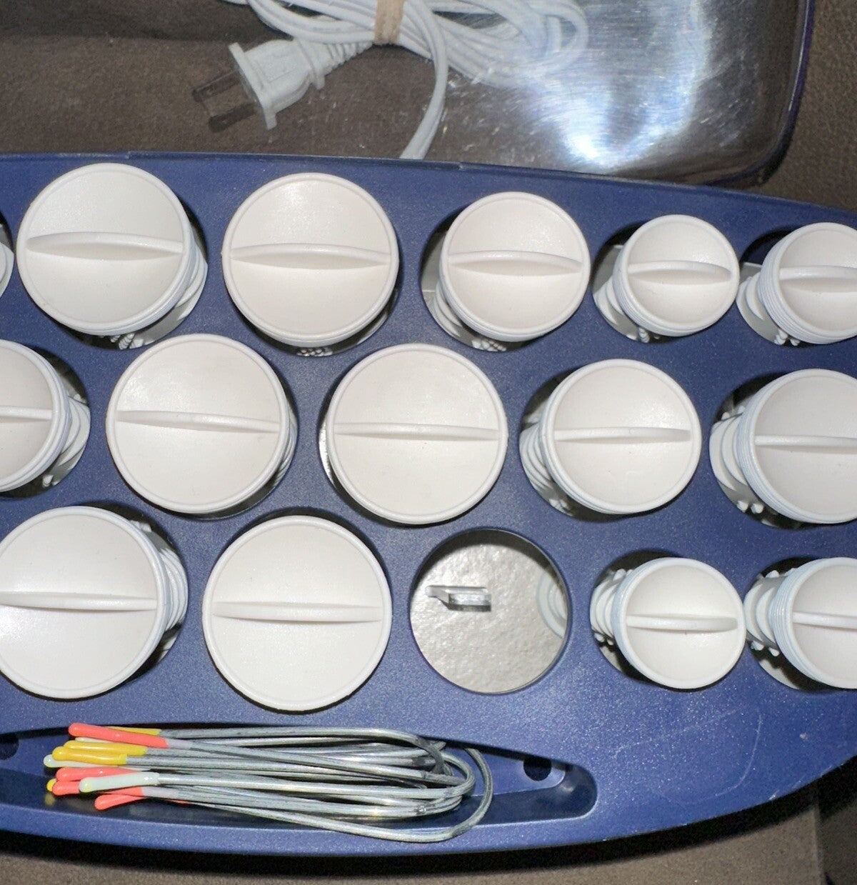 20 Roller W/ Clips Hairsetter Pageant Vidal Sassoon VS372 Fast Heat Professional