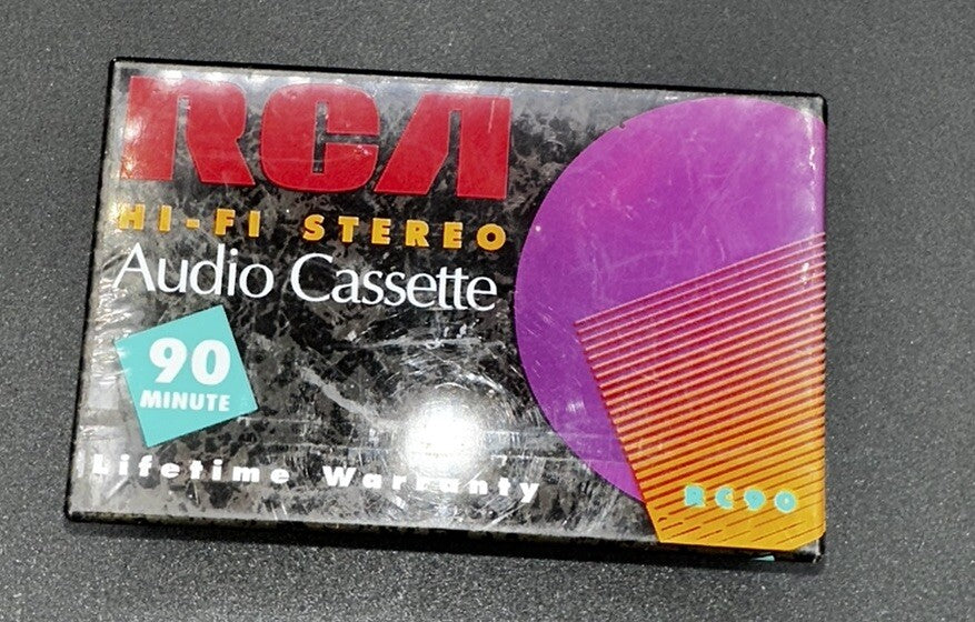 Cassette Tape Audio Recording RCA 60&90 Minutes Hi-Fi Stereo Sealed New