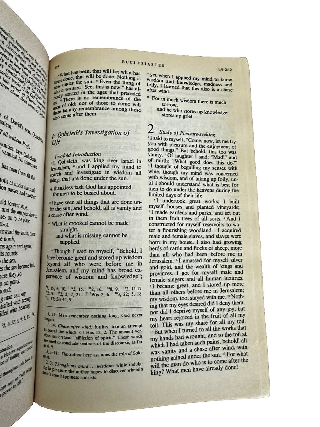 Bible American 1968 NAB Catholic Church Holy Prayer Book Mass Scripture Vtg