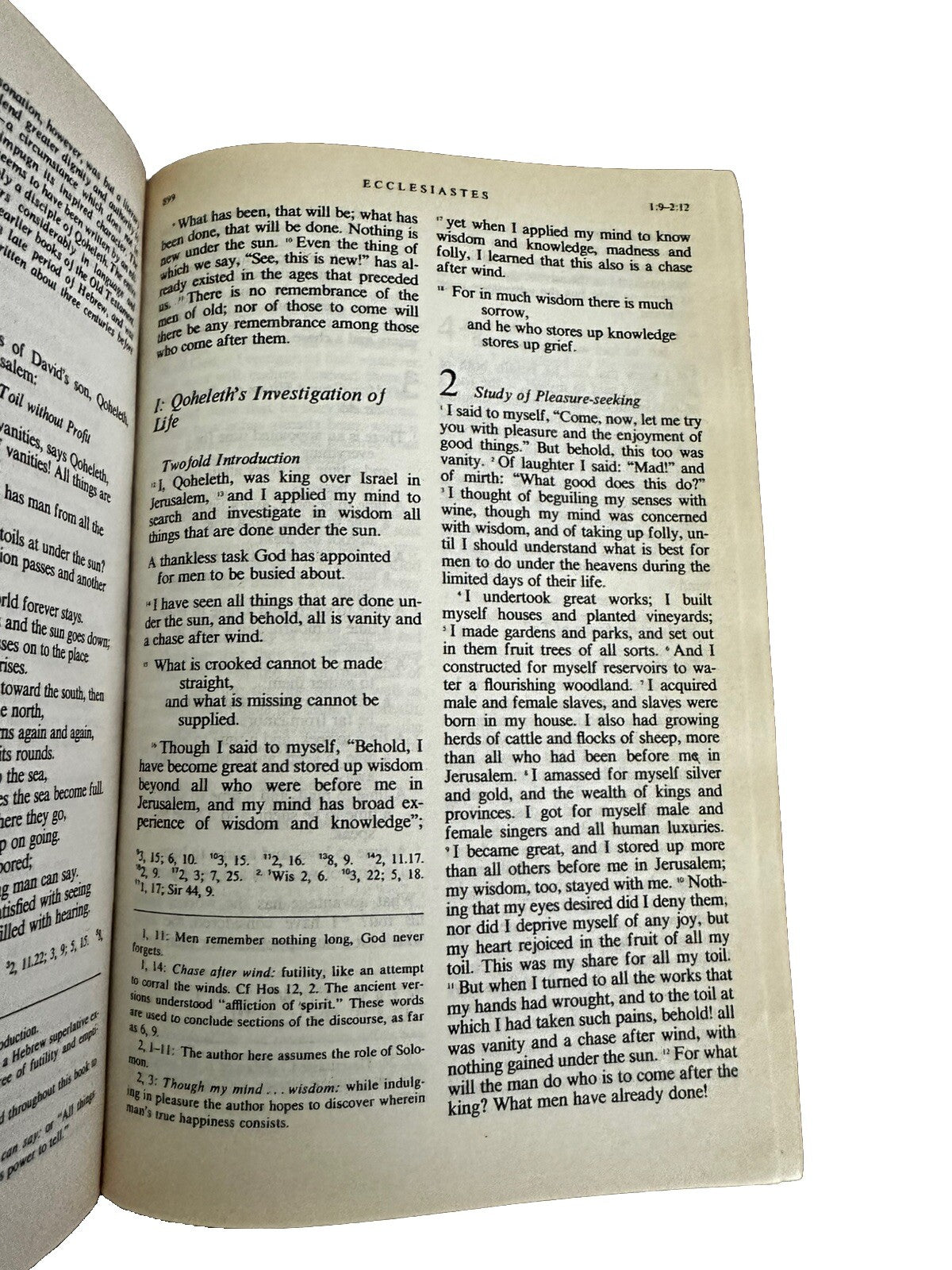 Bible American 1968 NAB Catholic Church Holy Prayer Book Mass Scripture Vtg