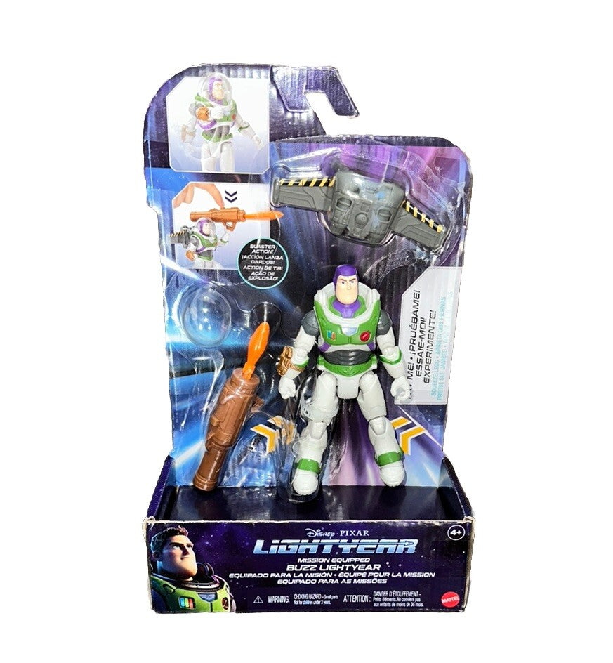 Buzz Lightyear Action Figure Disney PIXAR Lightyear Mission Equipped New