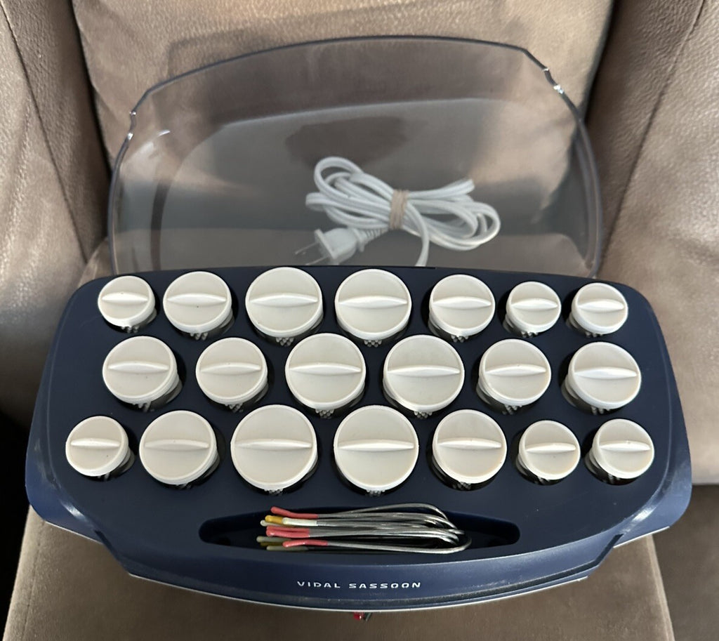 20 Roller W/ Clips Hairsetter Pageant Vidal Sassoon VS372 Fast Heat Professional