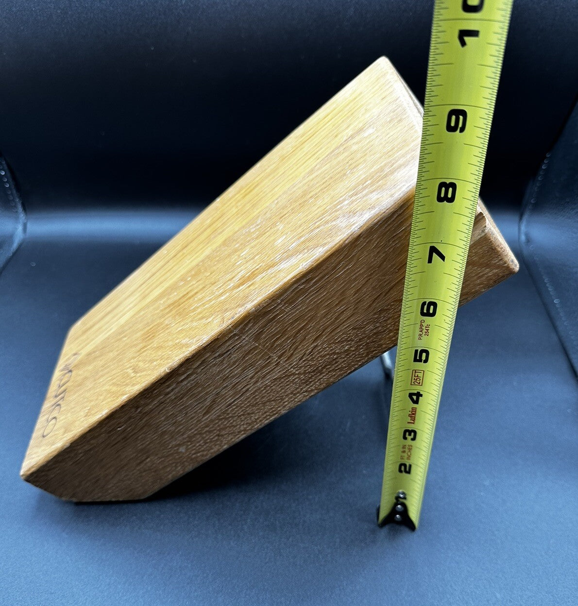 Cutco Space Saver Knife Block 5-Slot Wood Honey Oak Foldable Metal Bar