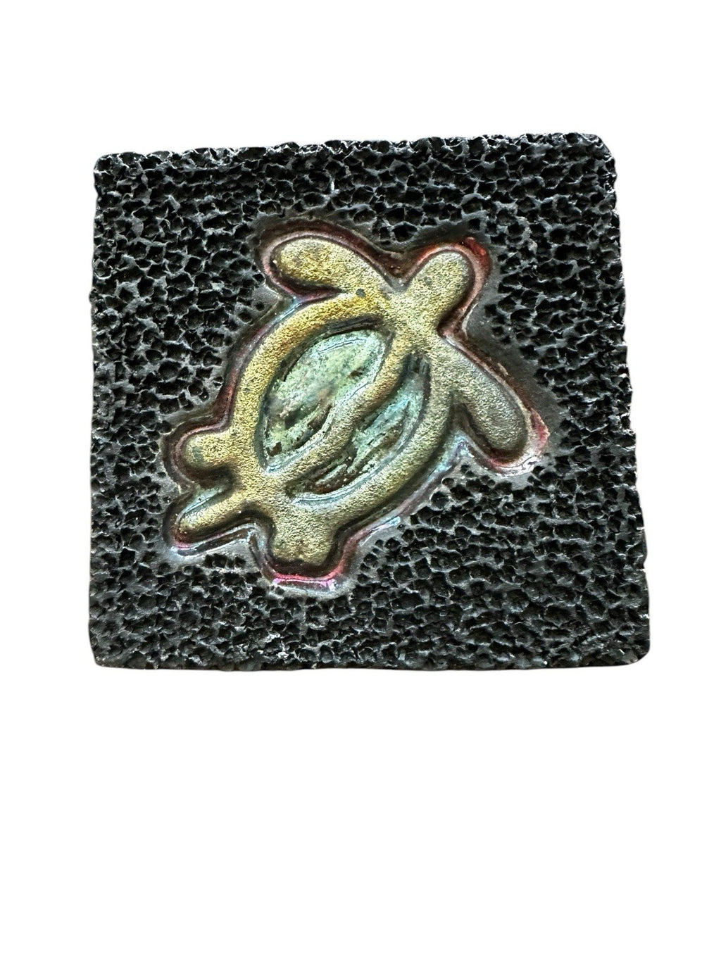 Coasters Ben Diller & J Yaytan Hawaii Heavy Lava Texture Signed Set Of 3