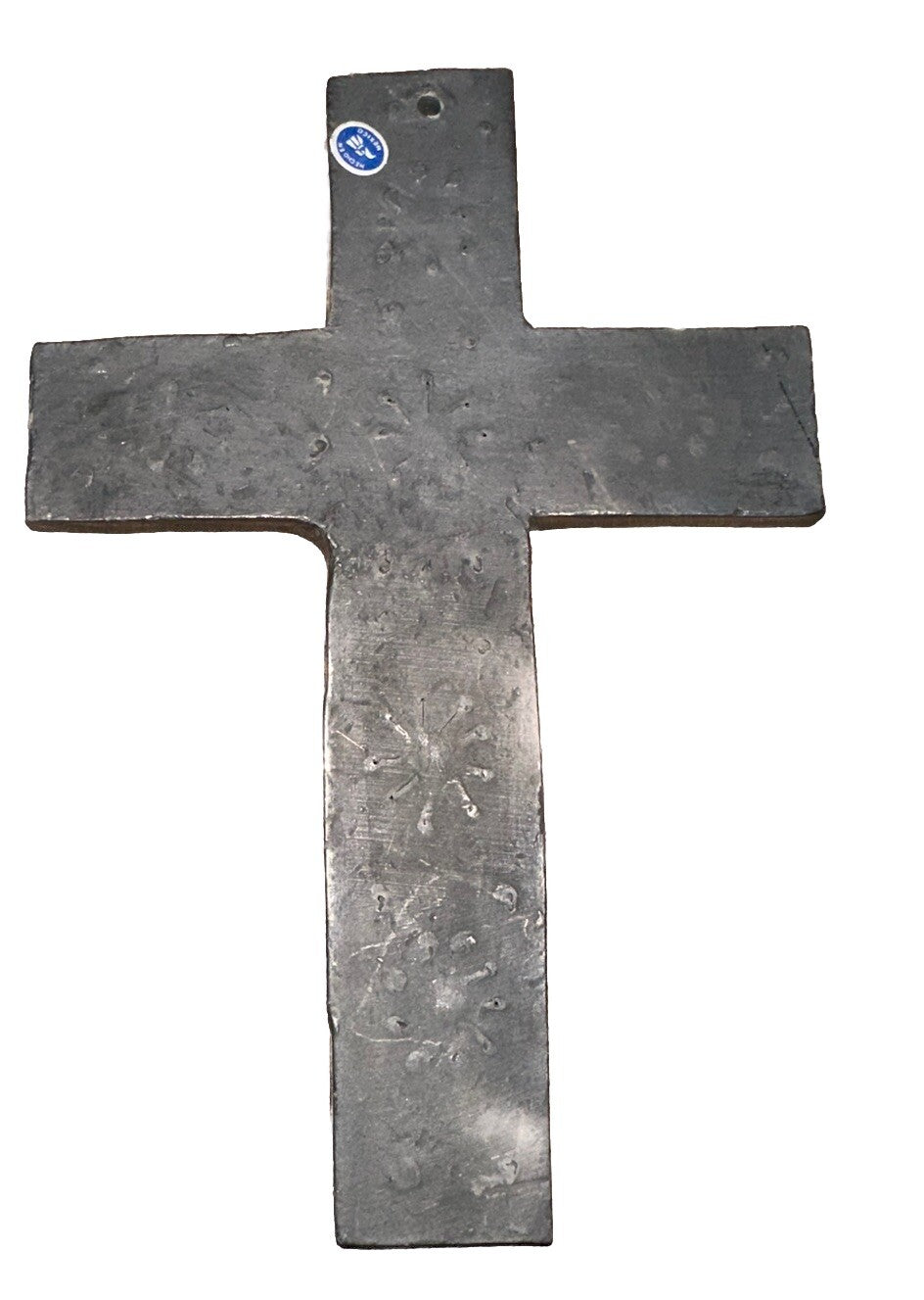 Cross Ornate Stone Religious Decorative Wall Hanging 9” X 6.5” Mexico