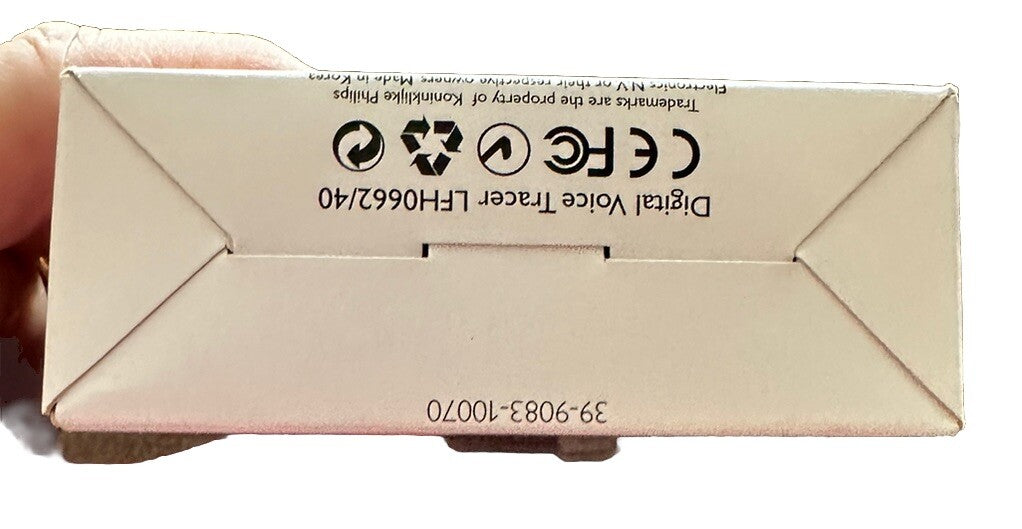 Digital Voice Tracer MP3 Recorder LFH0662/40 New/Tested/Open Box Philips