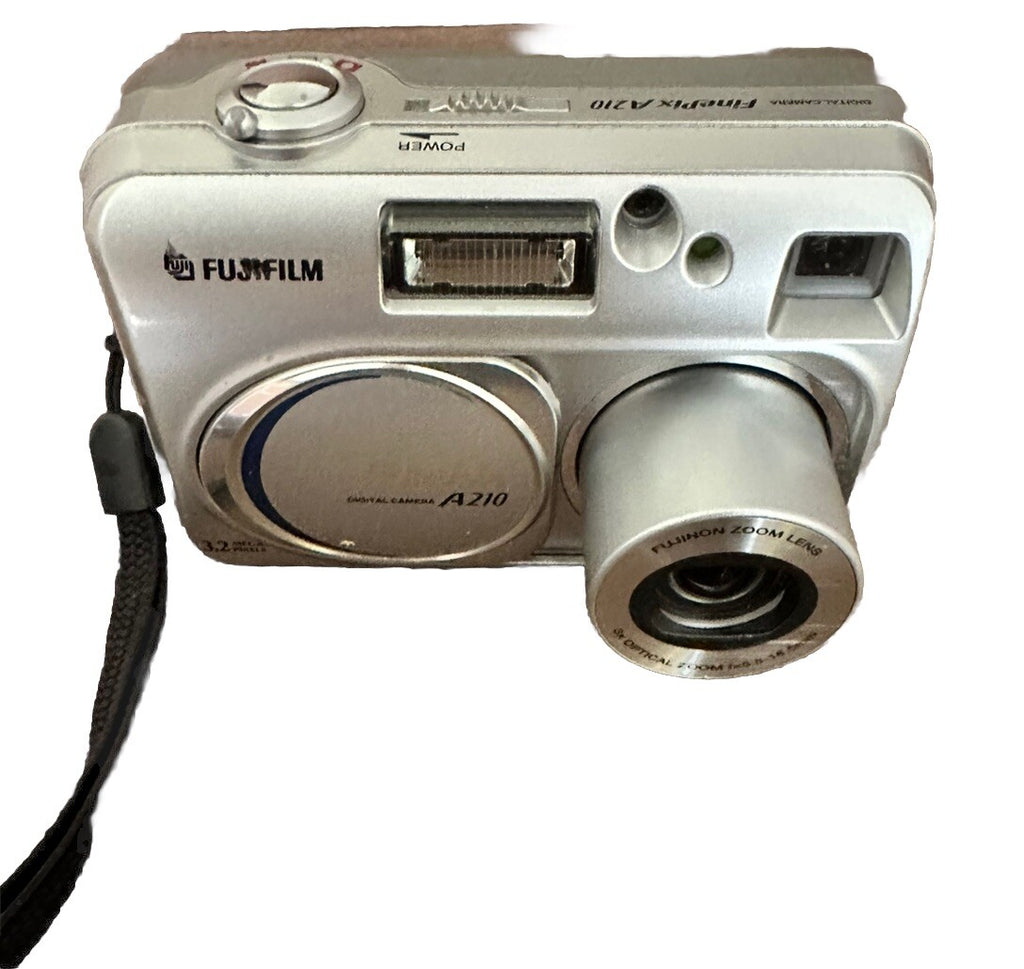 Camera Digital Fujifilm FinePix A Series A205 2.0MP Silver Tested Works