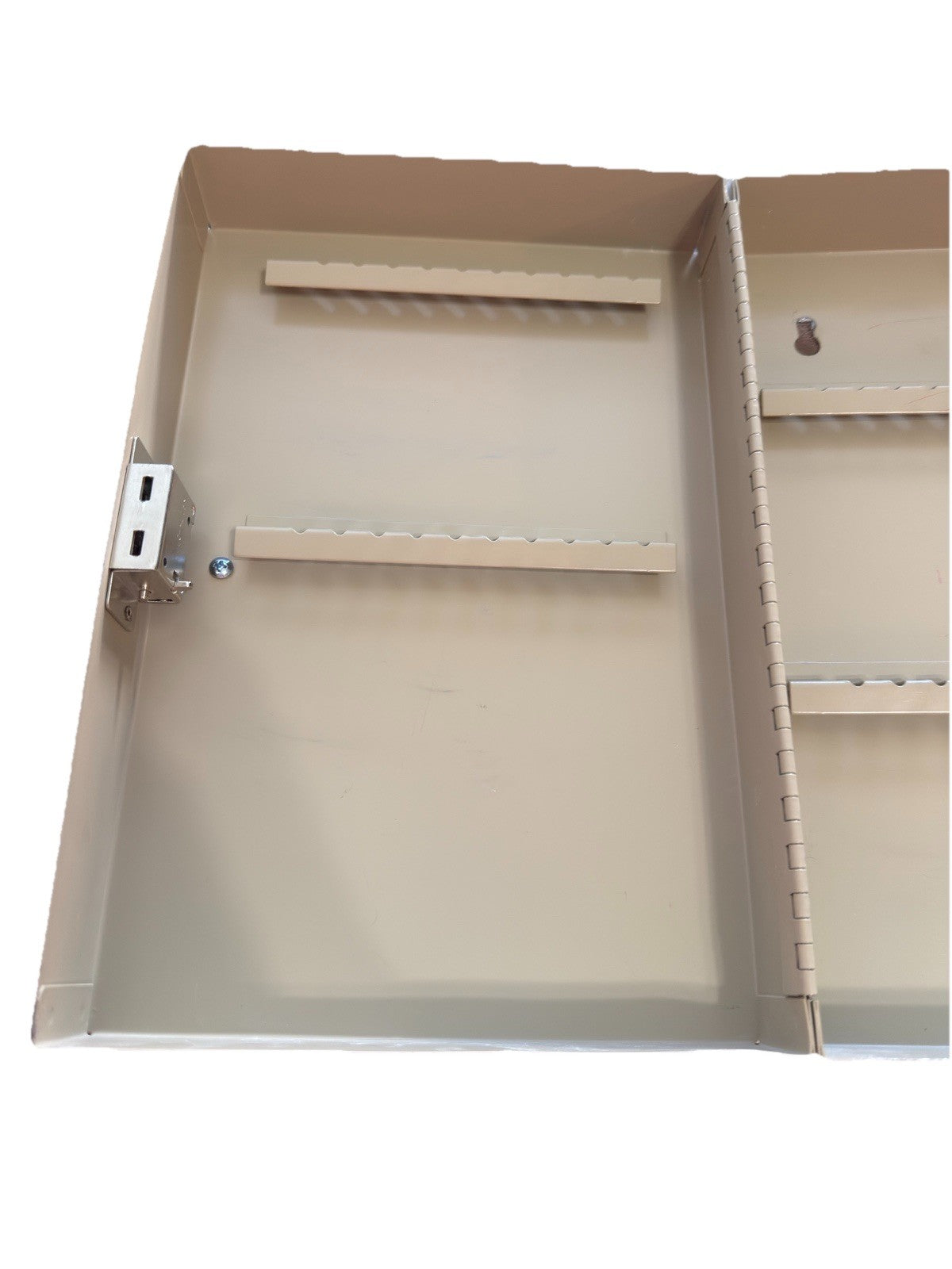 Vintage Key Storage Lock Box 40 Unit Management Wall Mount MMF Industries Combo