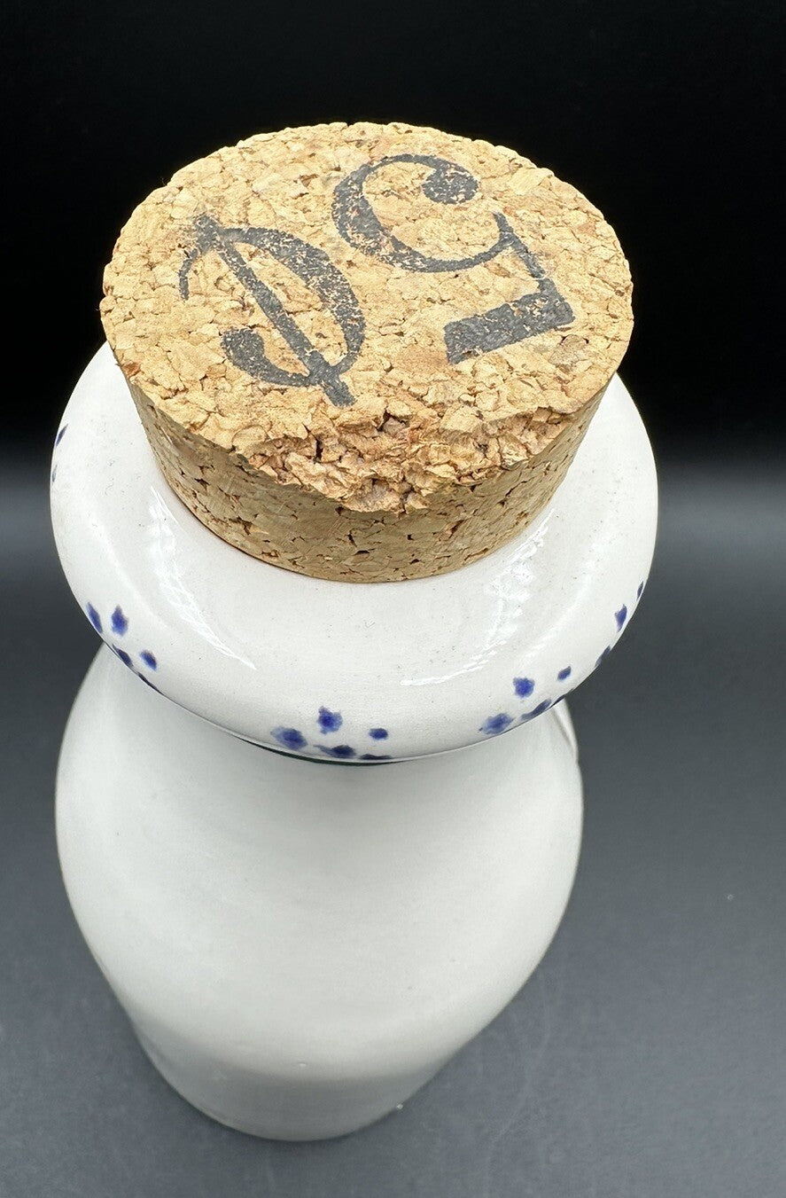 Coin Bank Wine Money Milk Jug Grapes Vines Hand Painted Crock Shop Santa Ana CA