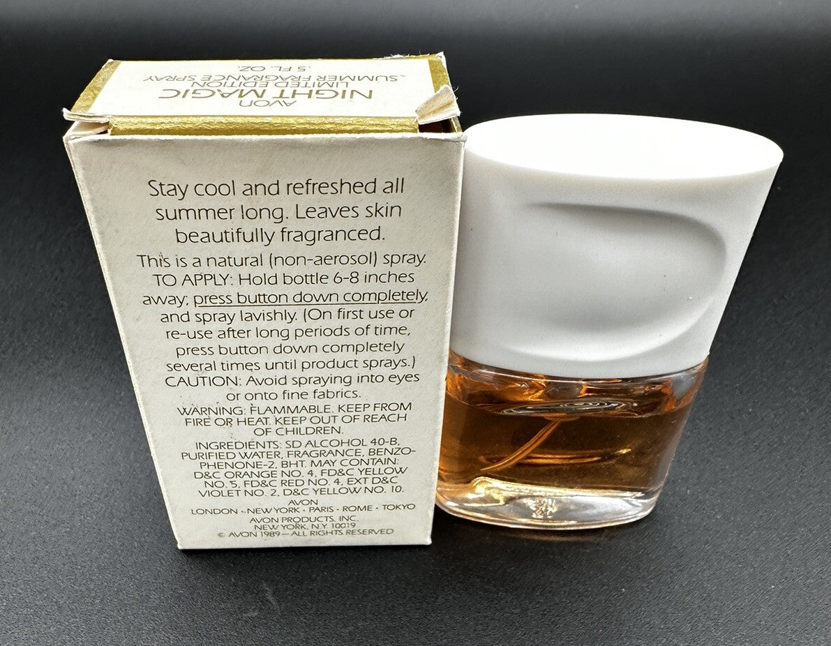 Cologne Limited Edition Spray .5 Fl oz Avon Pavi Elle Ultra Vintage