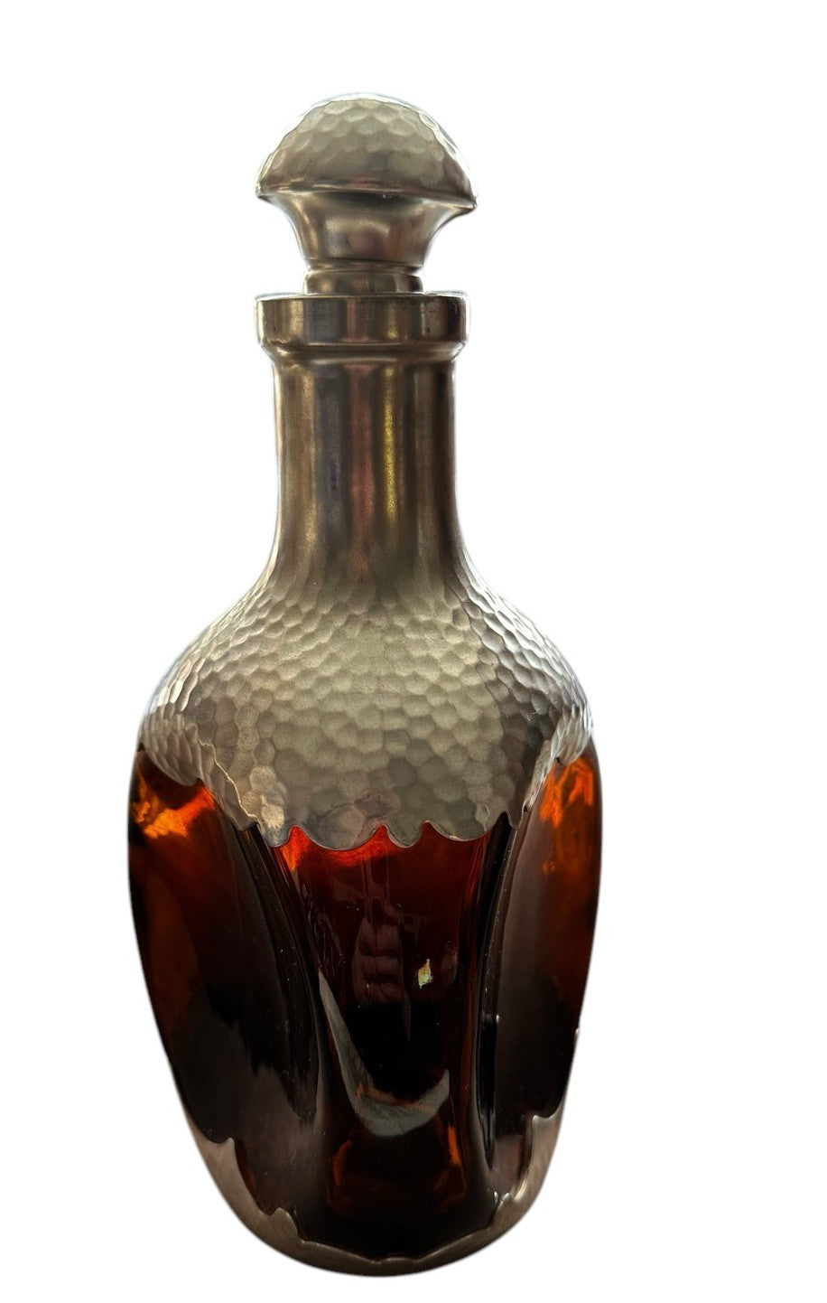 Decanter Daalderop KDM 1930’s Royal Holland Pewter Glass Liquor Vintage
