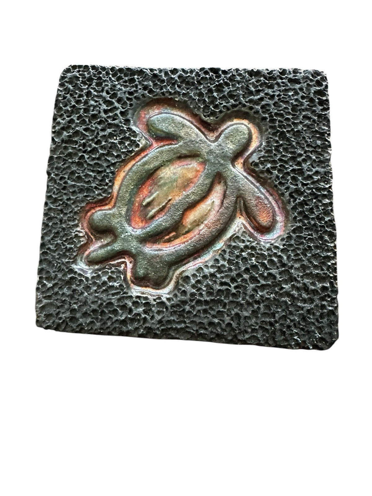 Coasters Ben Diller & J Yaytan Hawaii Heavy Lava Texture Signed Set Of 3