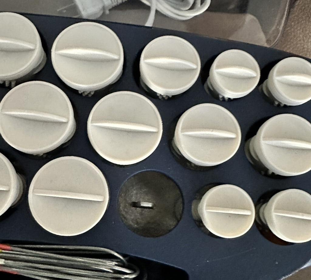 20 Roller W/ Clips Hairsetter Pageant Vidal Sassoon VS372 Fast Heat Professional