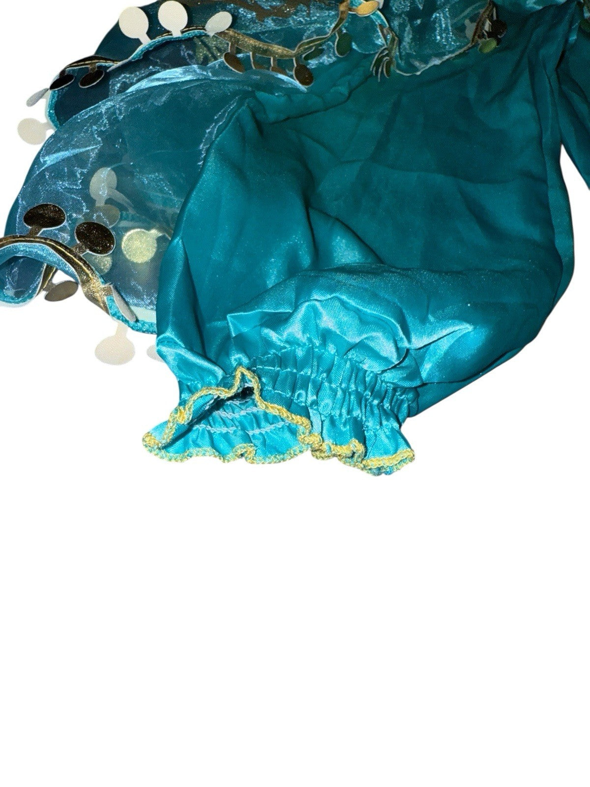 Disney Aladdin Princess Jasmine Costume 7-8 Blue Top And Bottom