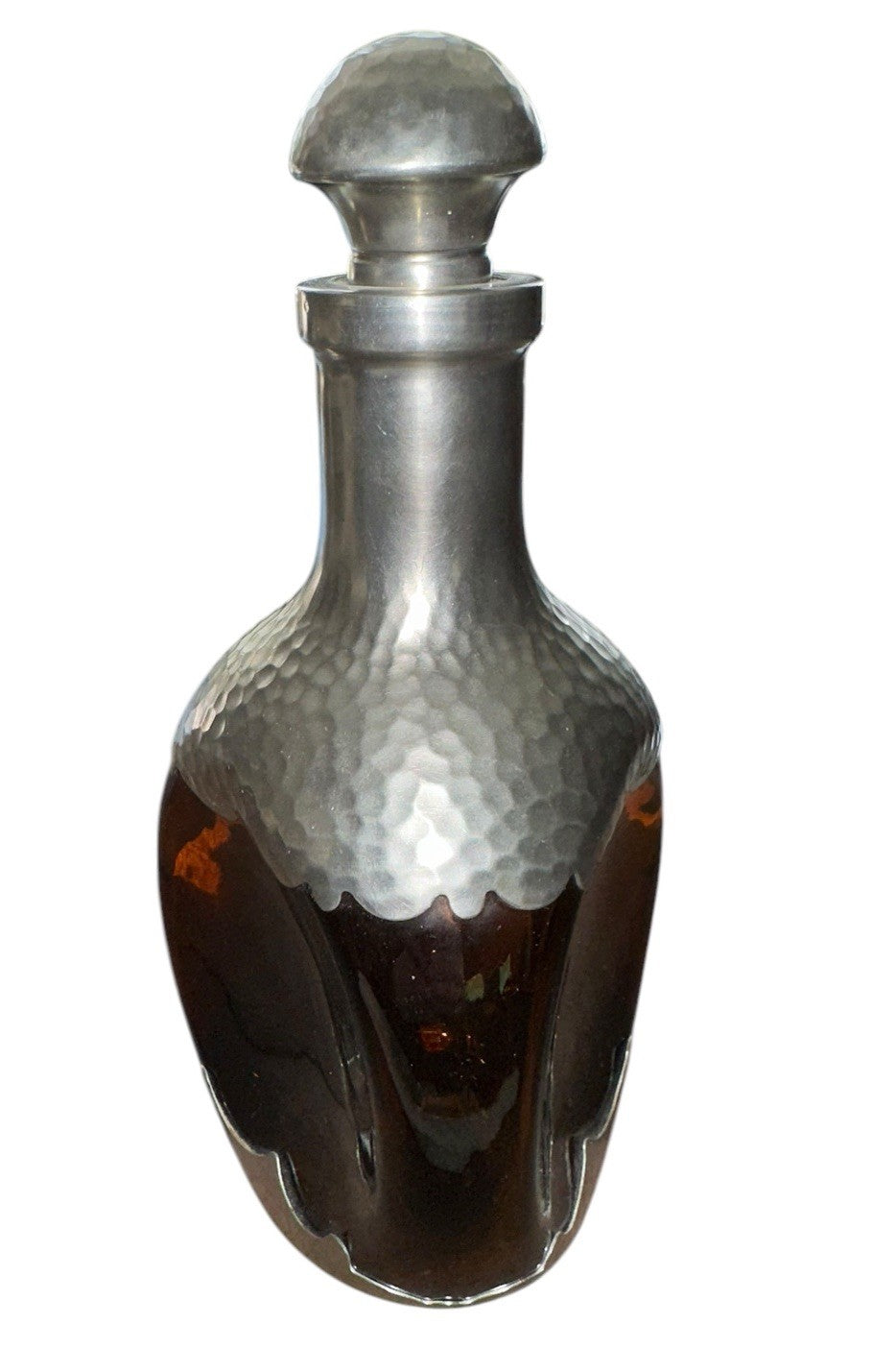 Decanter Daalderop KDM 1930’s Royal Holland Pewter Glass Liquor Vintage