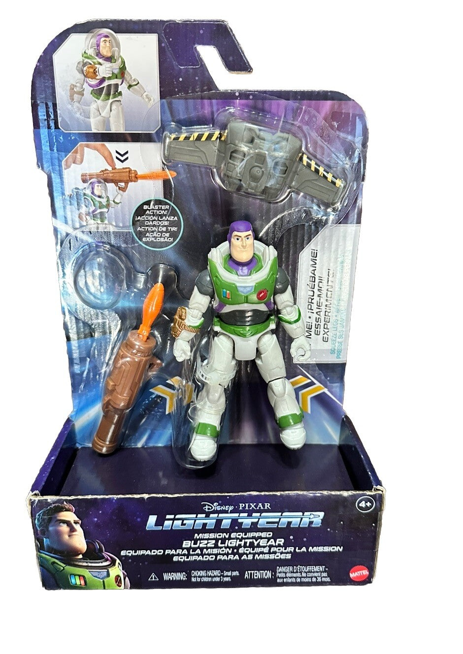 Buzz Lightyear Action Figure Disney PIXAR Lightyear Mission Equipped New