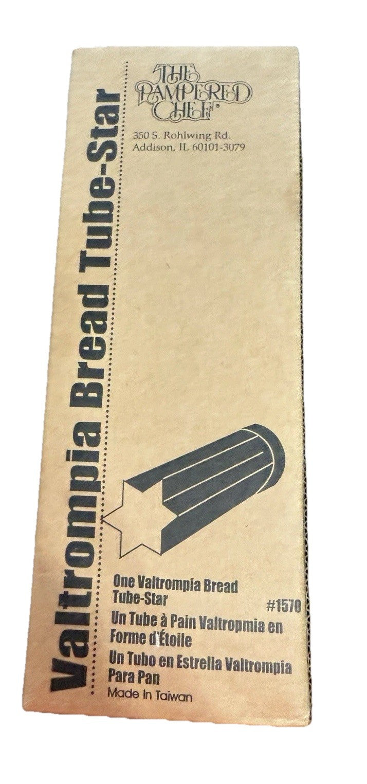 Bread Tube Star of David Shaped Valtrompia #1570 Pampered Chef New
