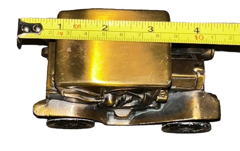 Coin Bank 1908 Buick Brass Metal 1974 Banthrico Car Vintage