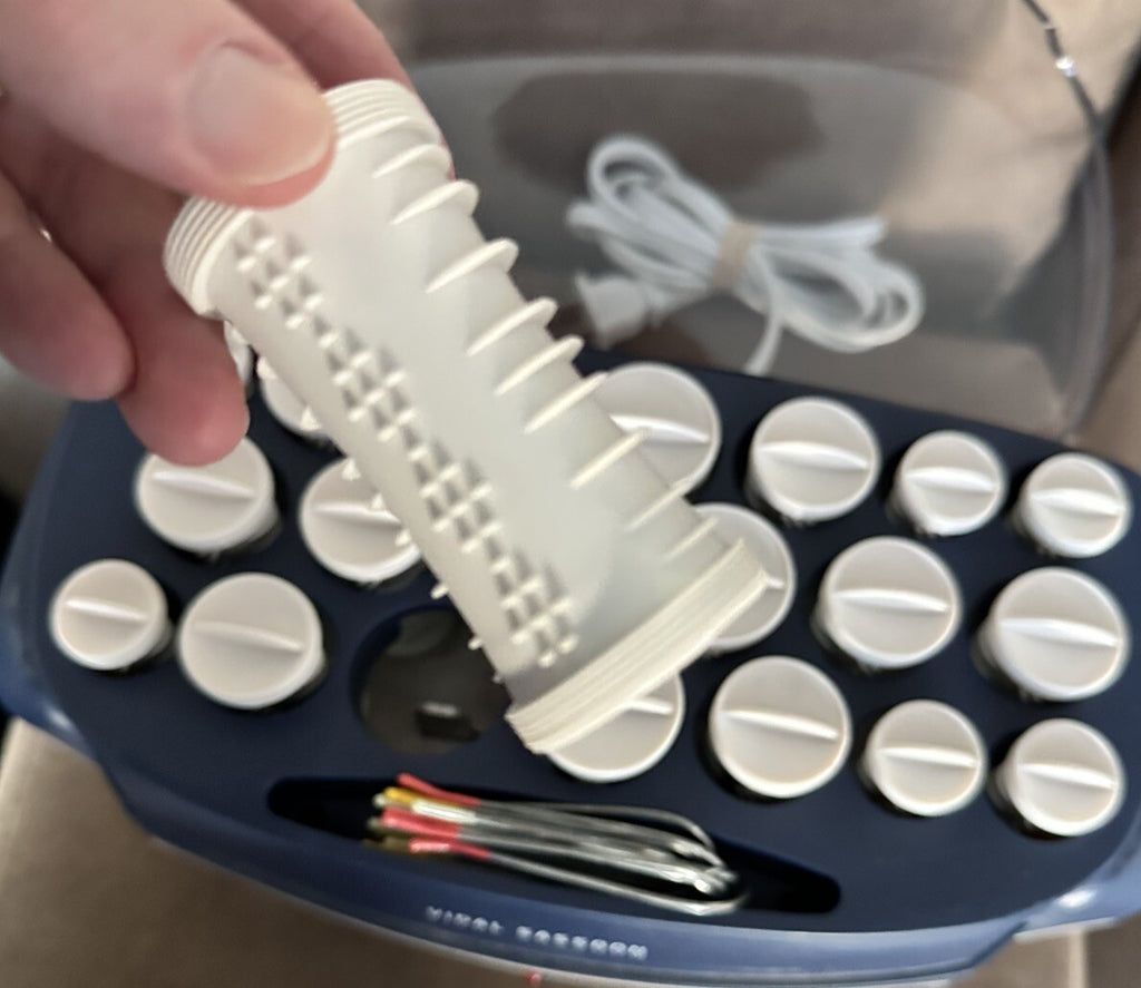 20 Roller W/ Clips Hairsetter Pageant Vidal Sassoon VS372 Fast Heat Professional